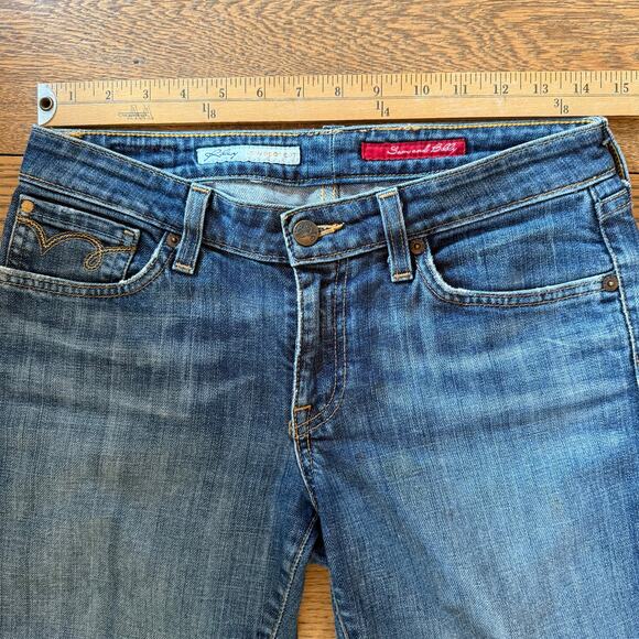 Sam and Billy Riley Low Rise Boot Cut SZ 29R USA Boho Hippie Casual - Picture 9 of 11